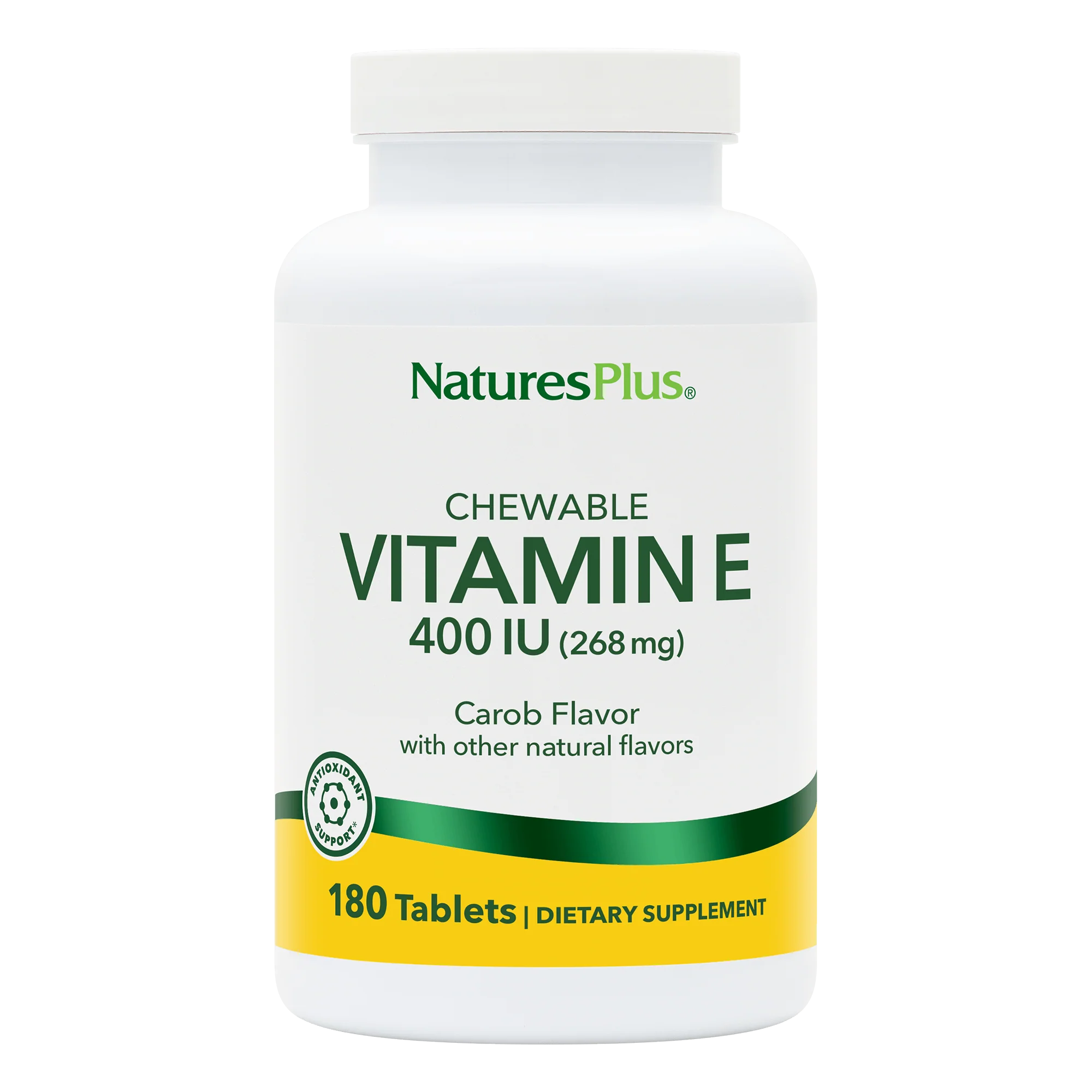 Natures Plus Vitamin E Mixed Tocopherol 400 IE 60 Softgels
