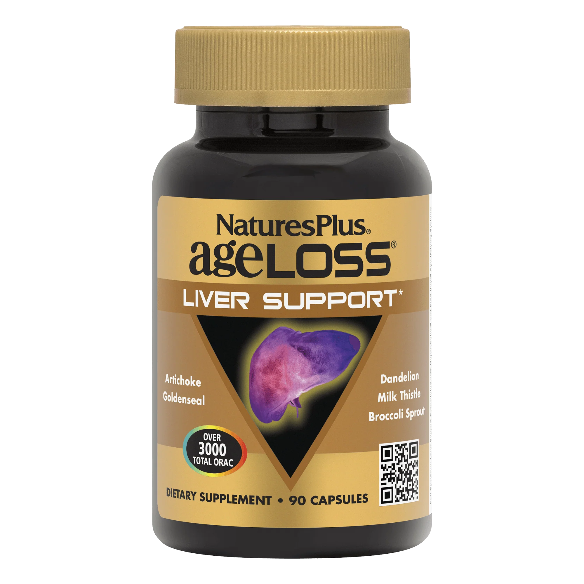 Natures Plus AgeLoss® LIVER SUPPORT 90 Kapseln