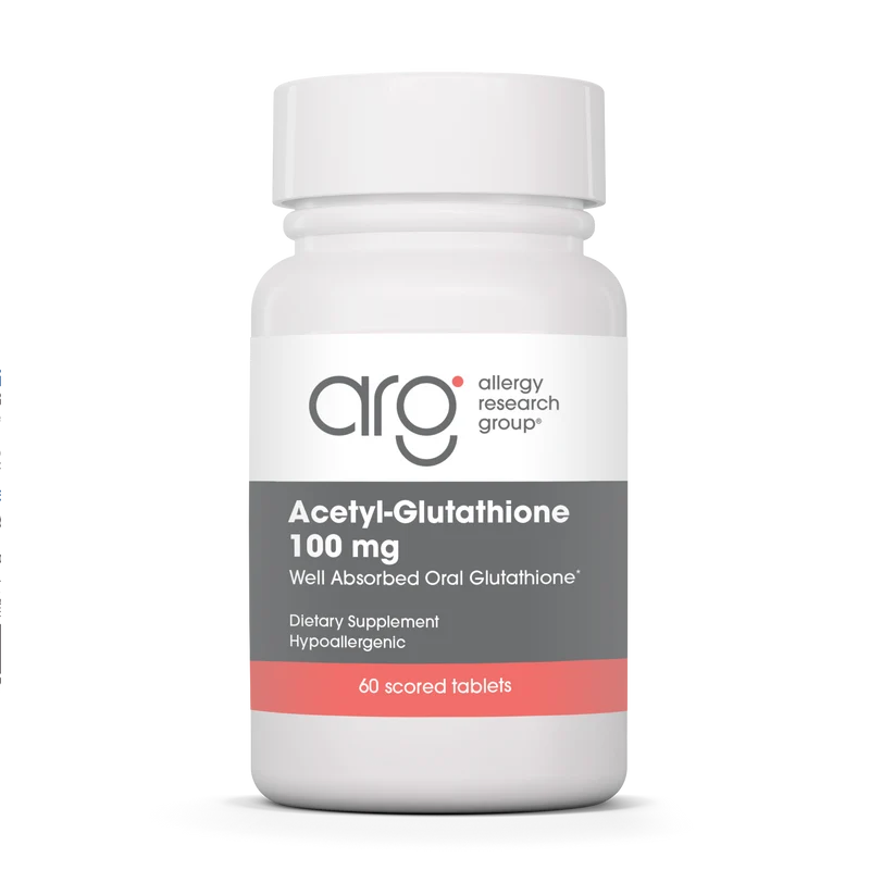 Allergy Research Group Acetyl Glutathione 100 mg 60 Tabletten