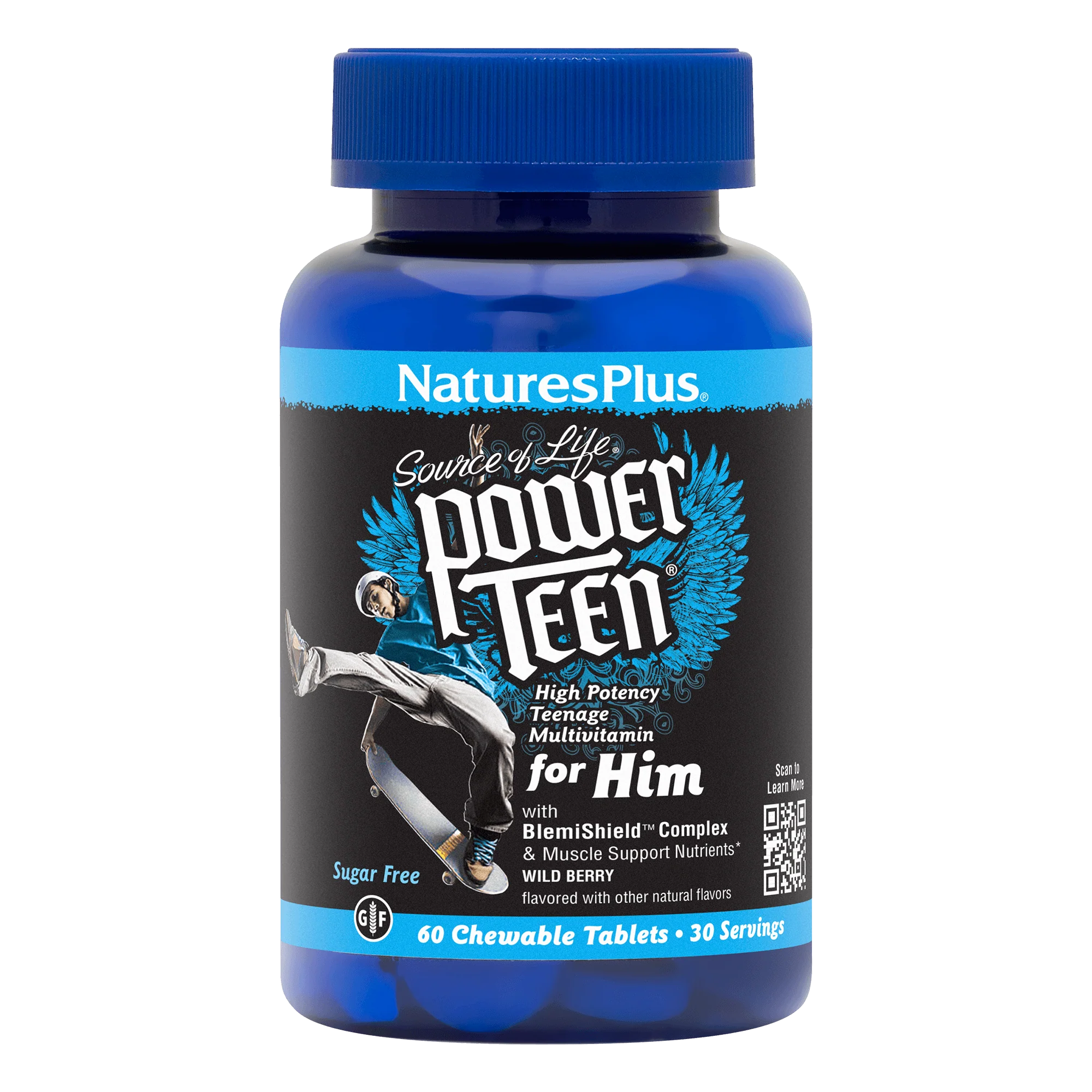 Natures Plus Power Teen For Him 60 Lutschtabletten
